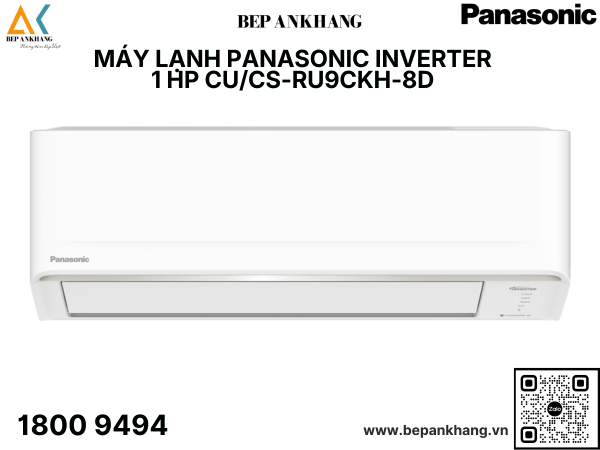 Máy lạnh Panasonic Inverter 1 HP CU/CS-RU9CKH-8D